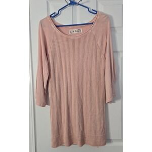 M. Rena  Womans Sweater Top Extra Long Size Medium